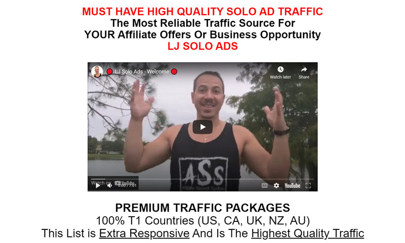 LJ Aviles - Top Solo Ads Seller