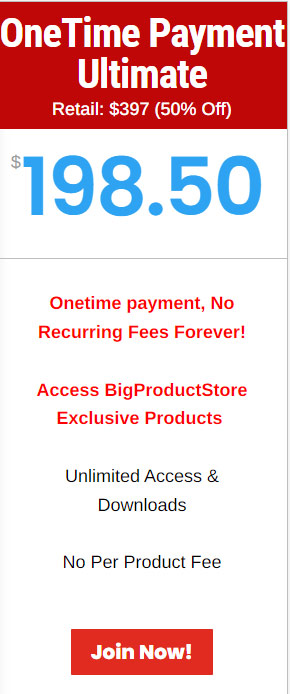 BigProductStore-OneTime Payment Ultimate